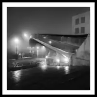 Ponte della Costituzione in the fog - 1